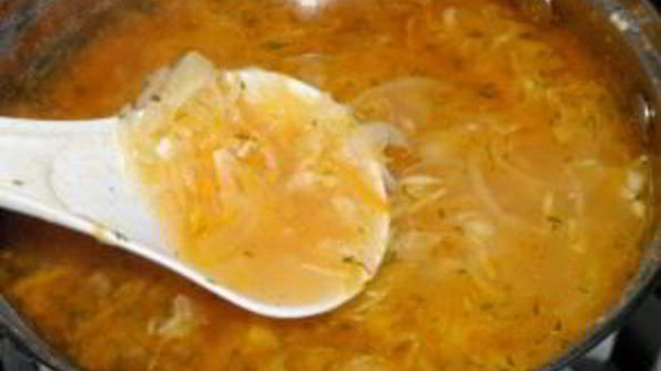 постные щи из квашеной капусты