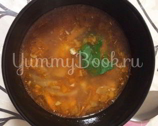 Щи из рыбной консервы