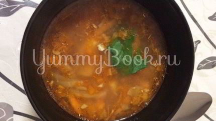 Щи из рыбной консервы