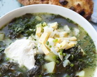 Щи из щавеля