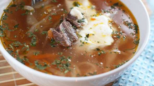 щи из свежей капусты с говядиной