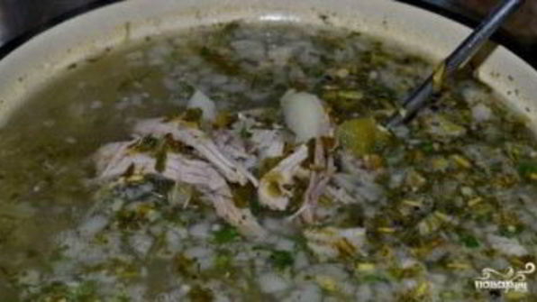 щи из зеленой квашеной капусты