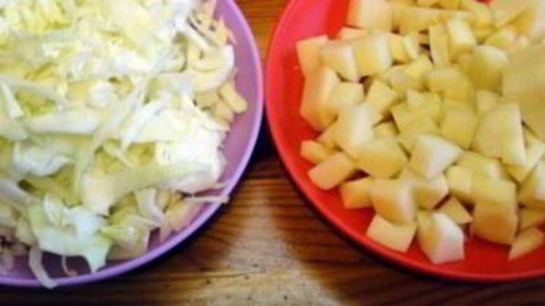 щи на говяжьем бульоне