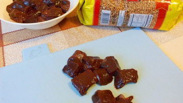 щи с гречкой и печенкой