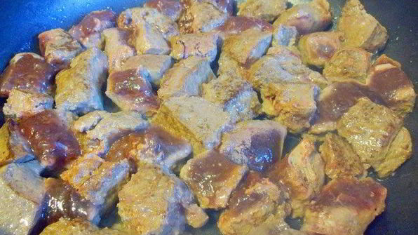 щи с гречкой и печенкой