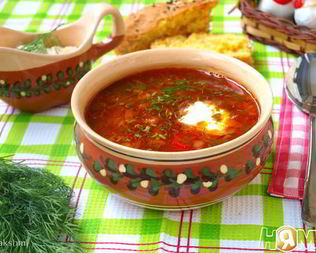 Щи с килькой в томате