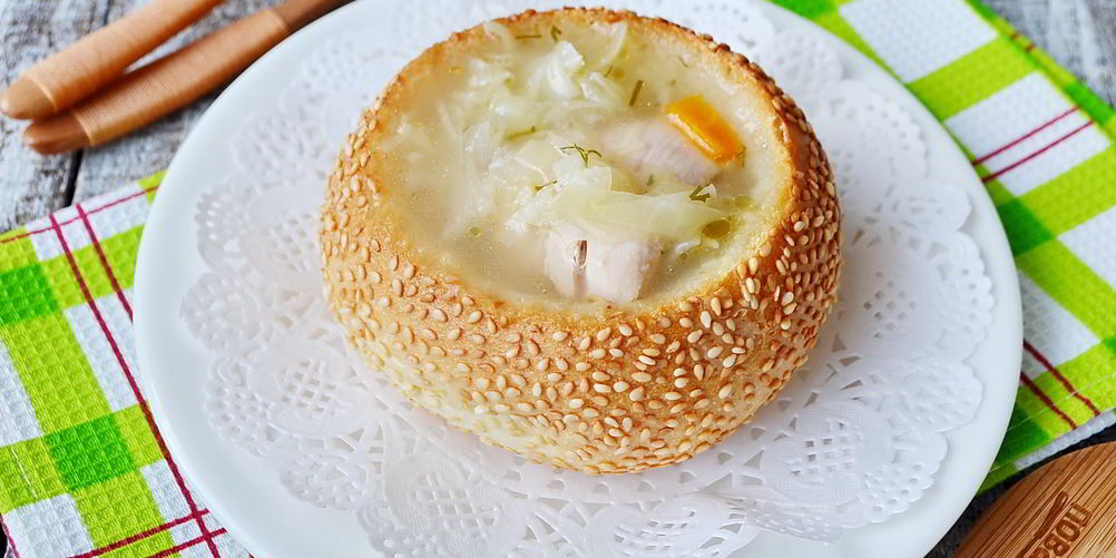 Рецепт супа щи в хлебе