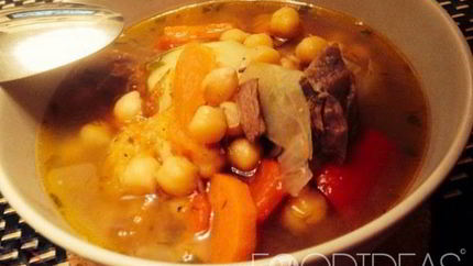 Шурпа из баранины в казане