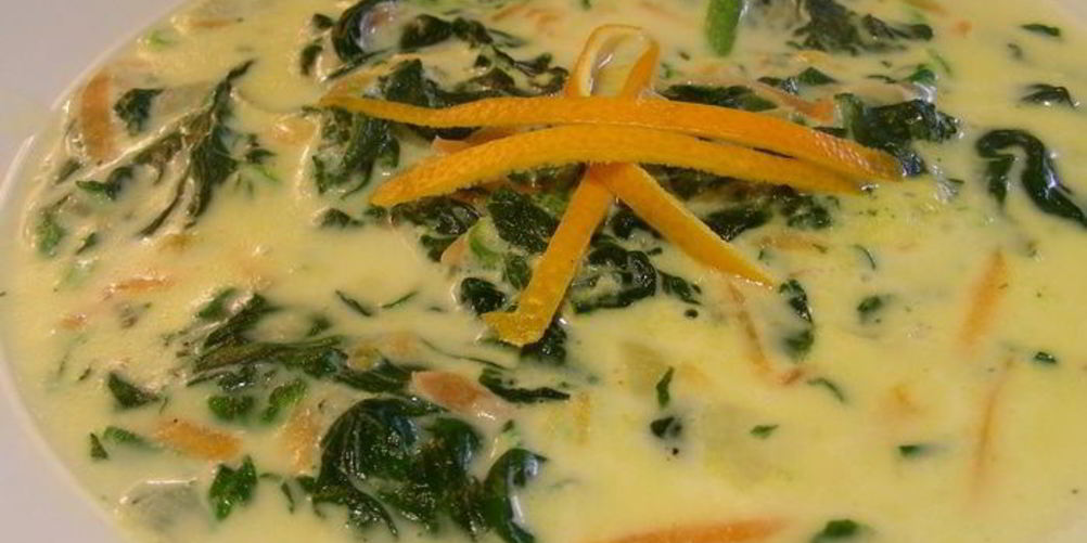 Рецепт сливочного супа с морковью и шпинатом