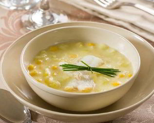 Согревающий суп чаудер