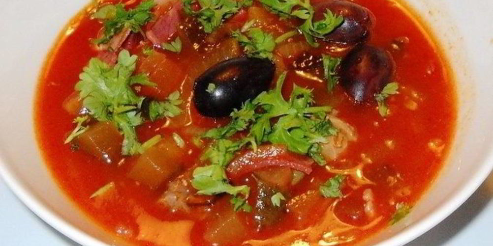 Рецепт диетической солянки