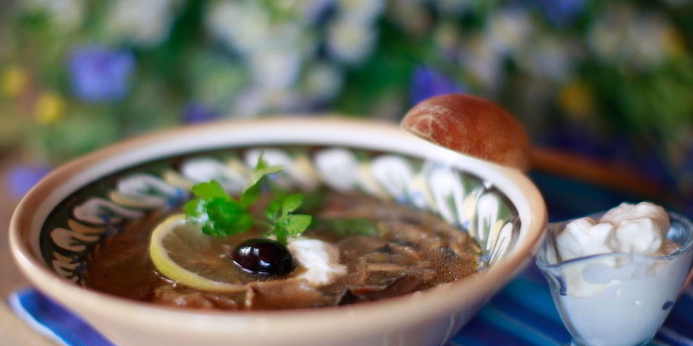 Рецепт грибной солянки с капустой