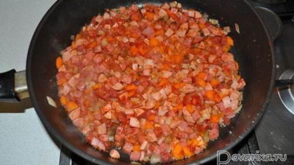 мясная солянка с фасолью