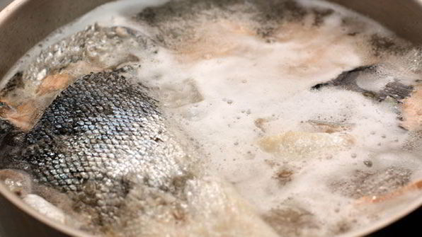 рыбная солянка с семгой