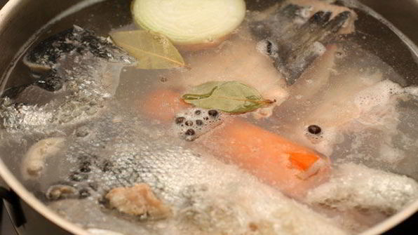 рыбная солянка с семгой