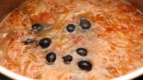 рыбная солянка с семгой