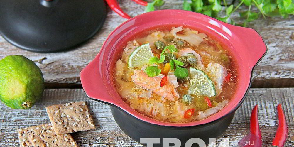 Рецепт рыбной солянки