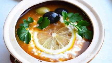 Сборная рыбная солянка