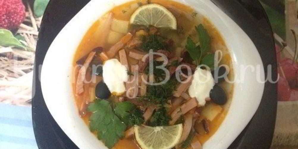 Рецепт сборной солянки в мультиварке