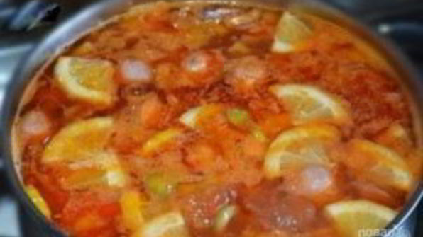 солянка из сосисок