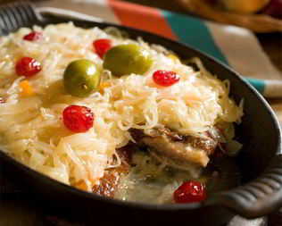 Солянка на сковороде