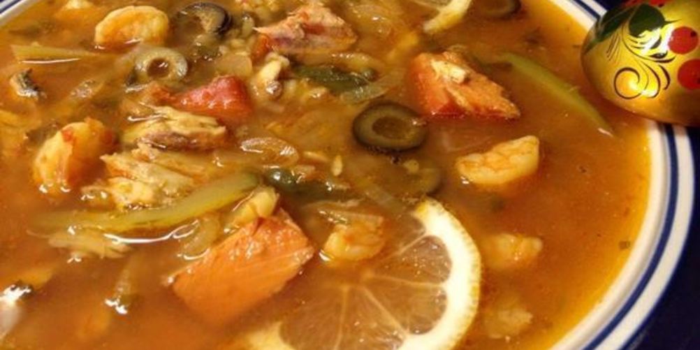 Рецепт солянки рыбной сборной