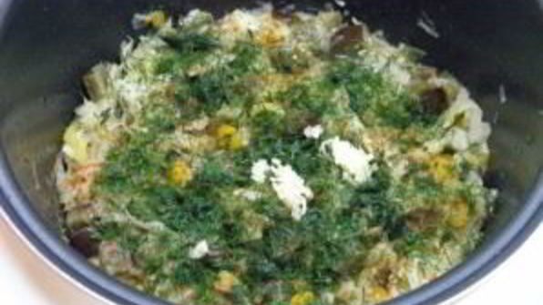 солянка с баклажанами и капустой на зиму