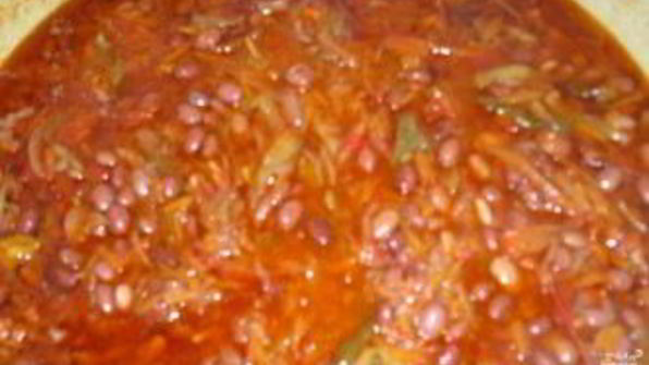 солянка с фасолью на зиму