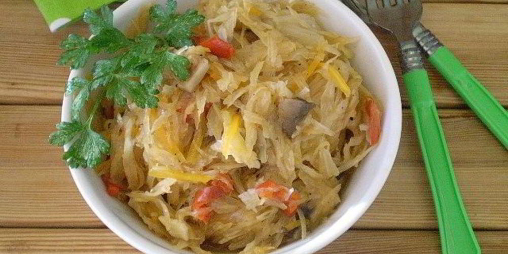 Рецепт солянки с грибами и капустой