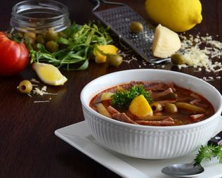 Солянка с перловкой