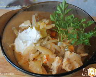 Солянка — тушеная капуста с мясом