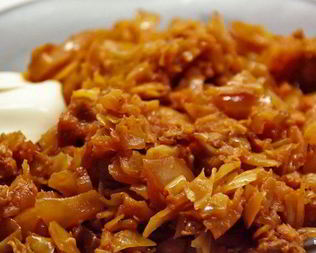 Солянка тушеная