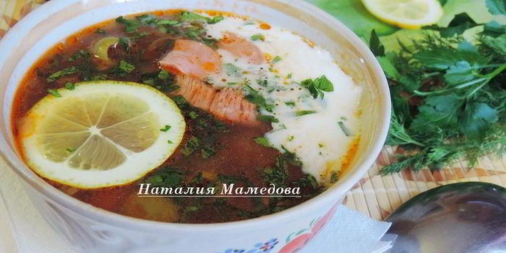 Рецепт супа-солянки обедаем дома