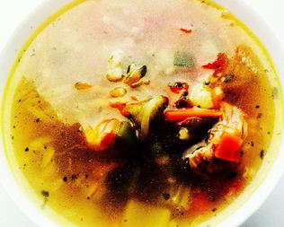 Суп диетический из индейки и овощей