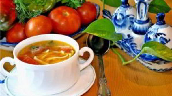 суп из баранины с вермишелью