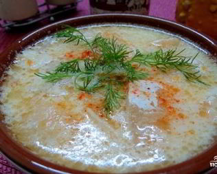 Суп из брюшек семги