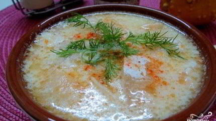 Суп из брюшек семги