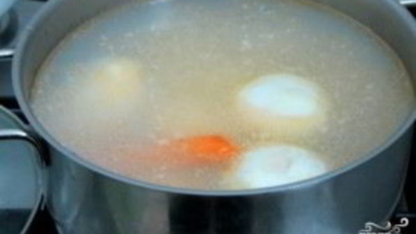 суп из брюшек семги