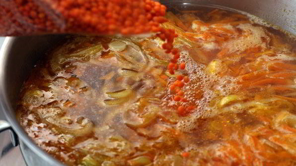 суп из чечевицы