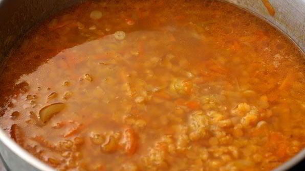суп из чечевицы