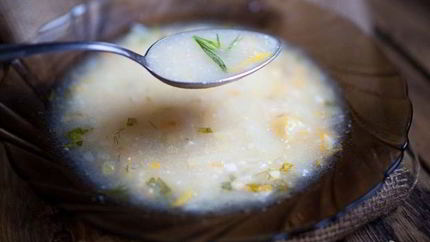 Суп из колбасного сыра