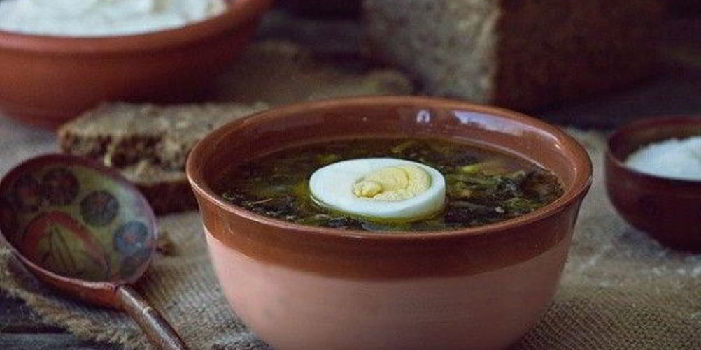 Рецепт супа из щавеля и крапивы