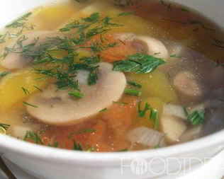 Суп из шампиньонов