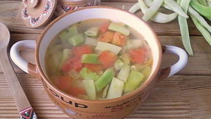 Суп из стручковой фасоли