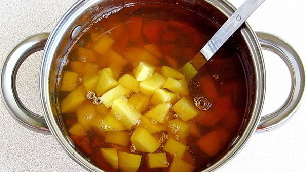 суп из свежих лисичек