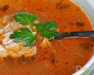 Харчо с курицей