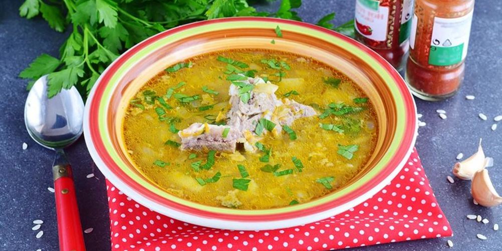 Рецепт харчо с рисом и картофелем классический