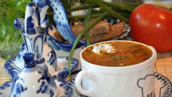 суп харчо из телятины по-домашнему