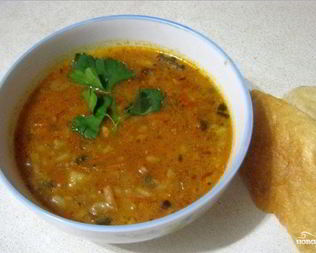 Вегетарианский суп харчо