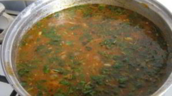 вегетарианский суп харчо